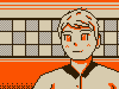 Pixel art portrait